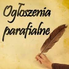 Ogłoszenia parafialne 17.10.2021